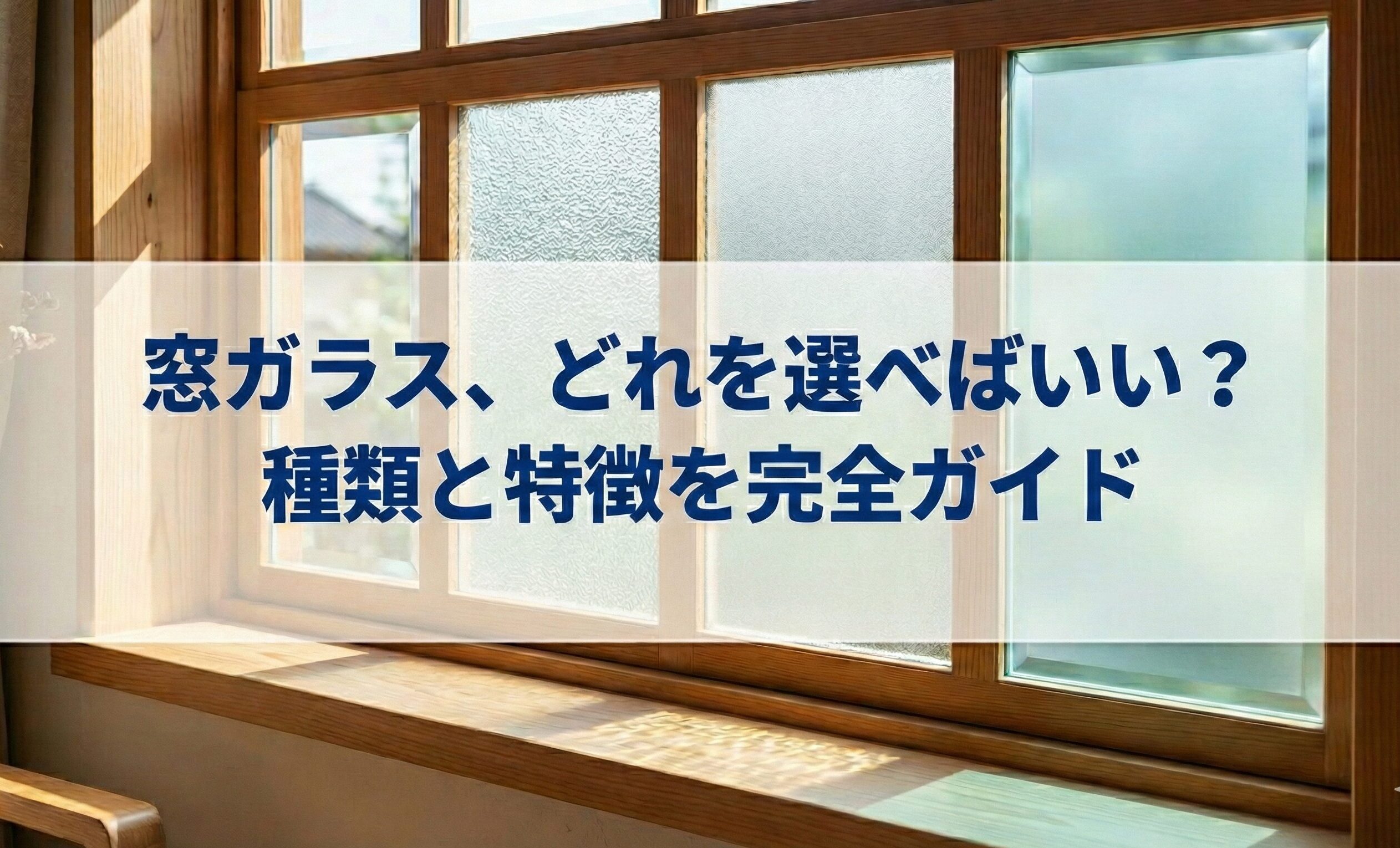 注文住宅での窓ガラスの選び方は重要！「日射遮蔽型」と「日射取得型」のガラスを理解して使い分けよう！