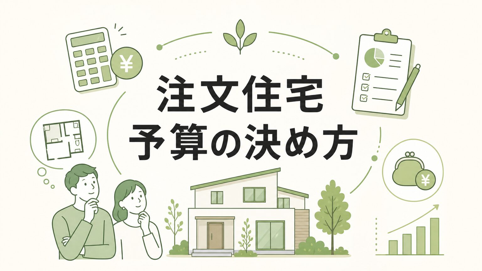 注文住宅の予算決め方|年収別の目安と失敗しない5ステップ