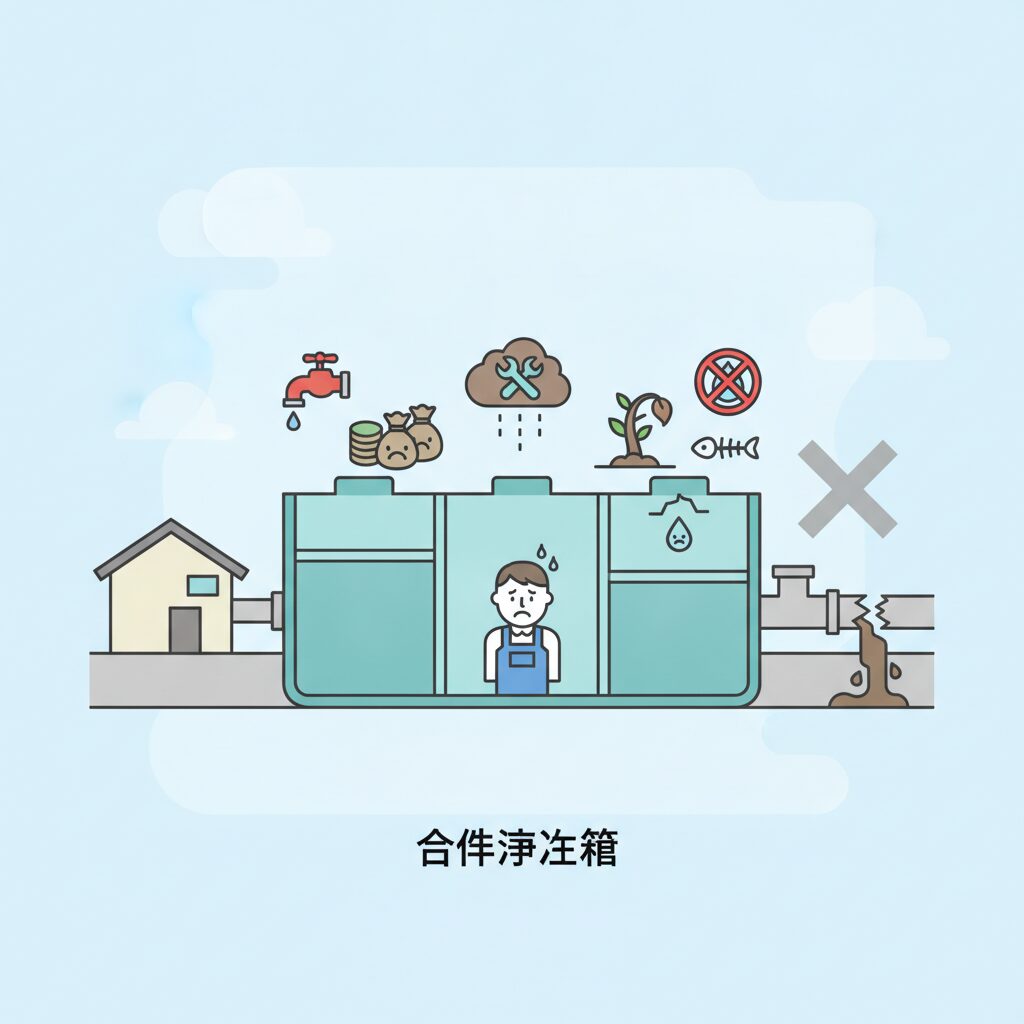 合併浄化槽のデメリット7選｜維持費・臭い・切り替え費用まで徹底解説