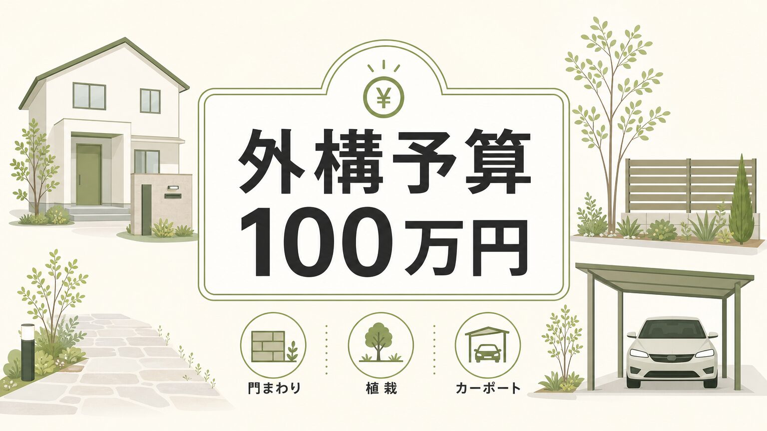 外構予算100万円が増えたら何に使う？工務店プロが語る庭への賢い投資【家百講座 戸建て編 #16】