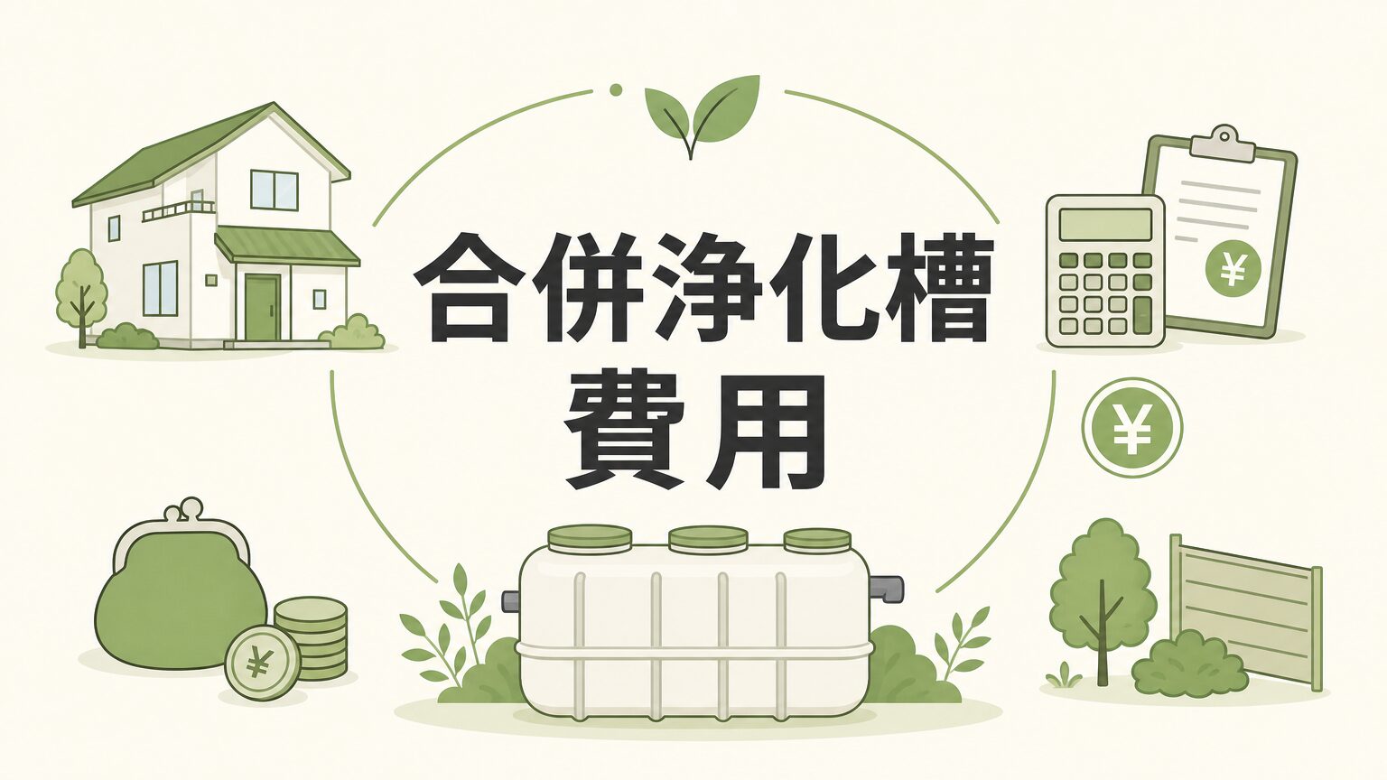 合併浄化槽の費用を徹底解説！設置・維持費・補助金までのアイキャッチ画像