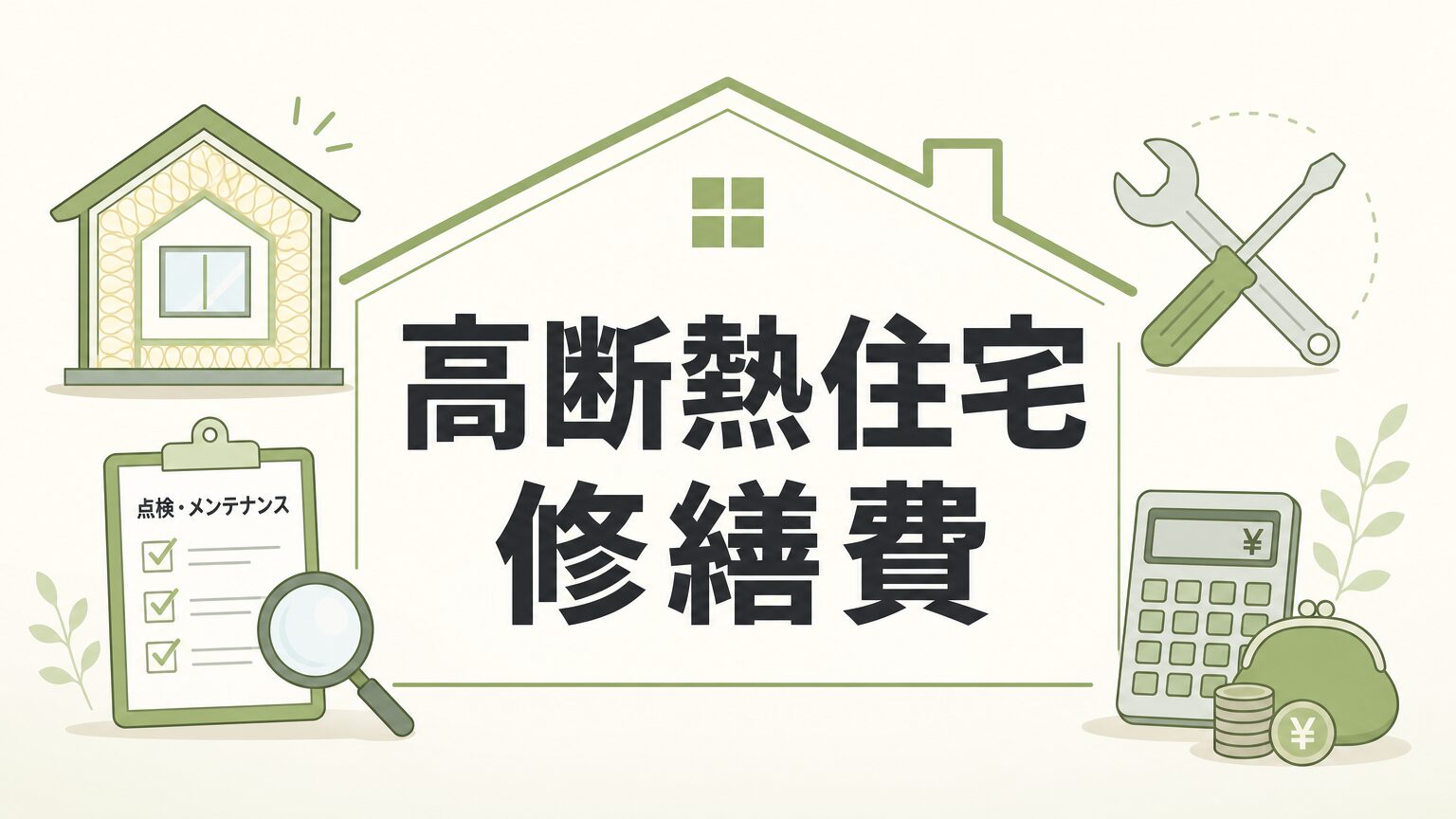 高断熱住宅の修繕費は安くなる？相場・内訳・節約術を徹底解説のアイキャッチ画像