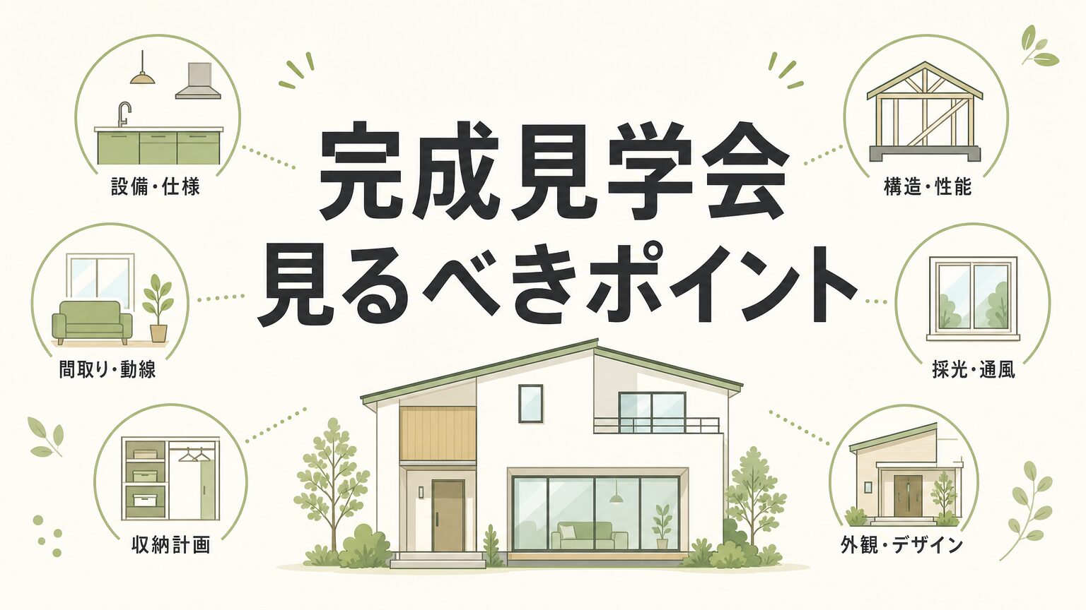 完成見学会で見るべきポイントとは？プロが教える素材・五感・意思確認の全て【家百講座 戸建て編 #04】のアイキャッチ画像
