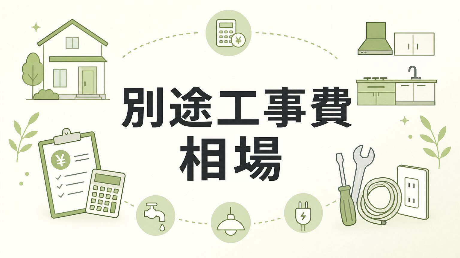 別途工事費の相場と内訳を完全解説！見落とすと+300万の落とし穴のアイキャッチ画像