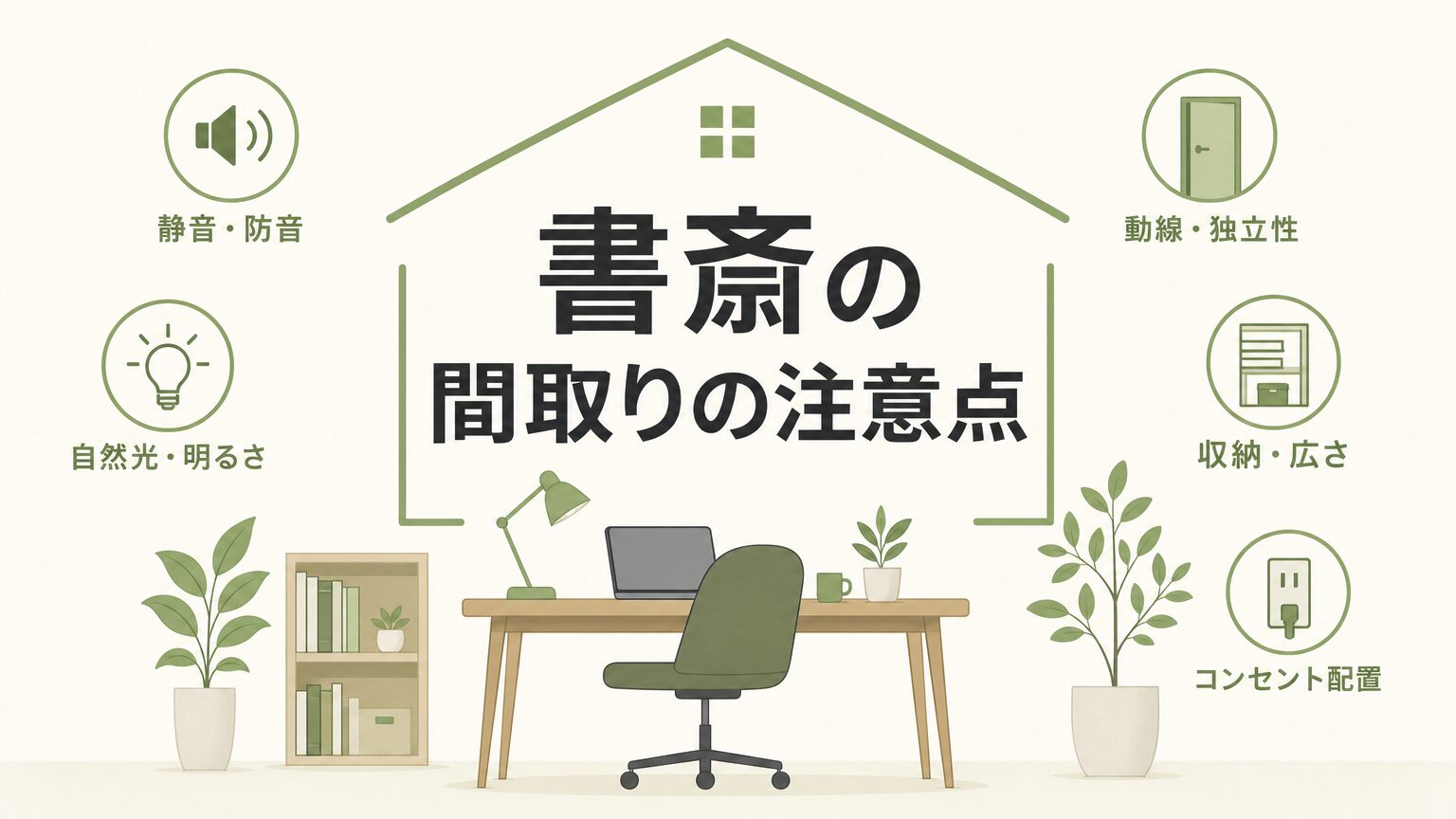 書斎の騒音・暑さ対策と間取り注意点をプロが解説【家百講座 戸建て編 #07】