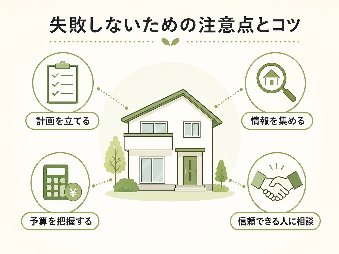 蜜蝋ワックス 作り方の失敗しないための注意点とコツを表す図解イラスト