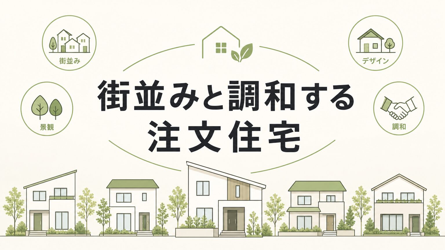 注文住宅の外観と街並みの調和:屋根形状・素材選びで地域に馴染む家づくり【家百講座 戸建て編 #18】