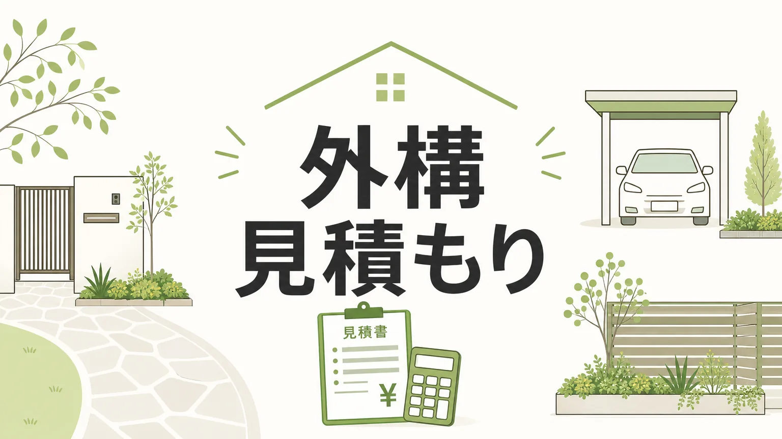 外構見積もりで損しない！費用相場と業者選びの完全ガイド