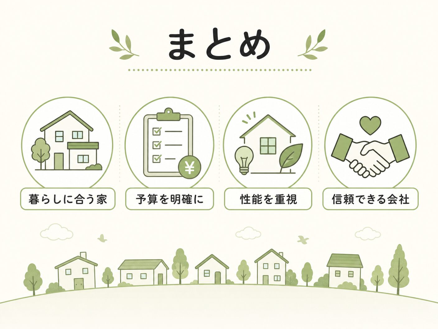 元利均等返済 元金均等返済 どっちのまとめを表す図解イラスト
