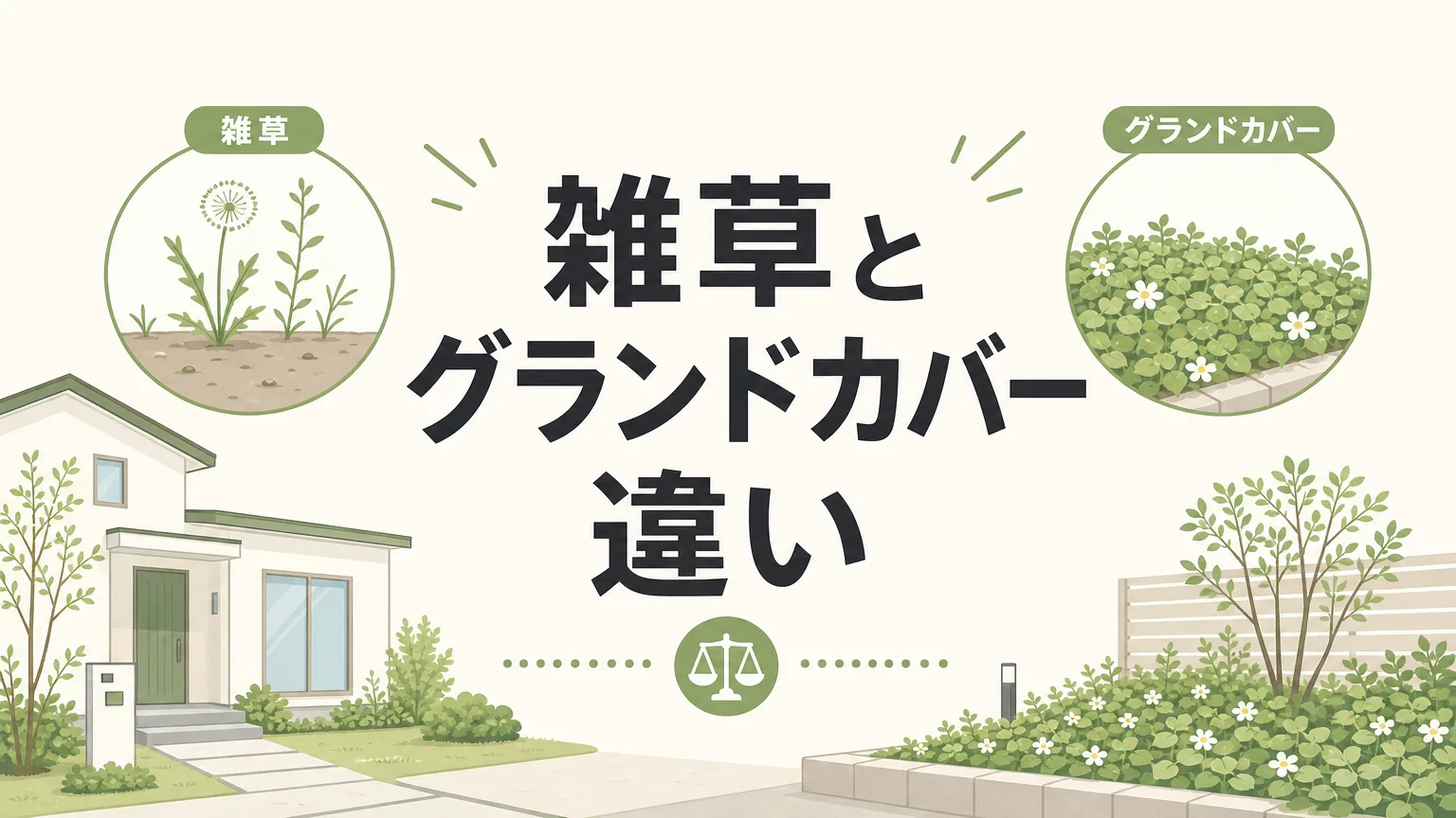 グランドカバーと雑草の違いを徹底解説！選び方・おすすめ10選