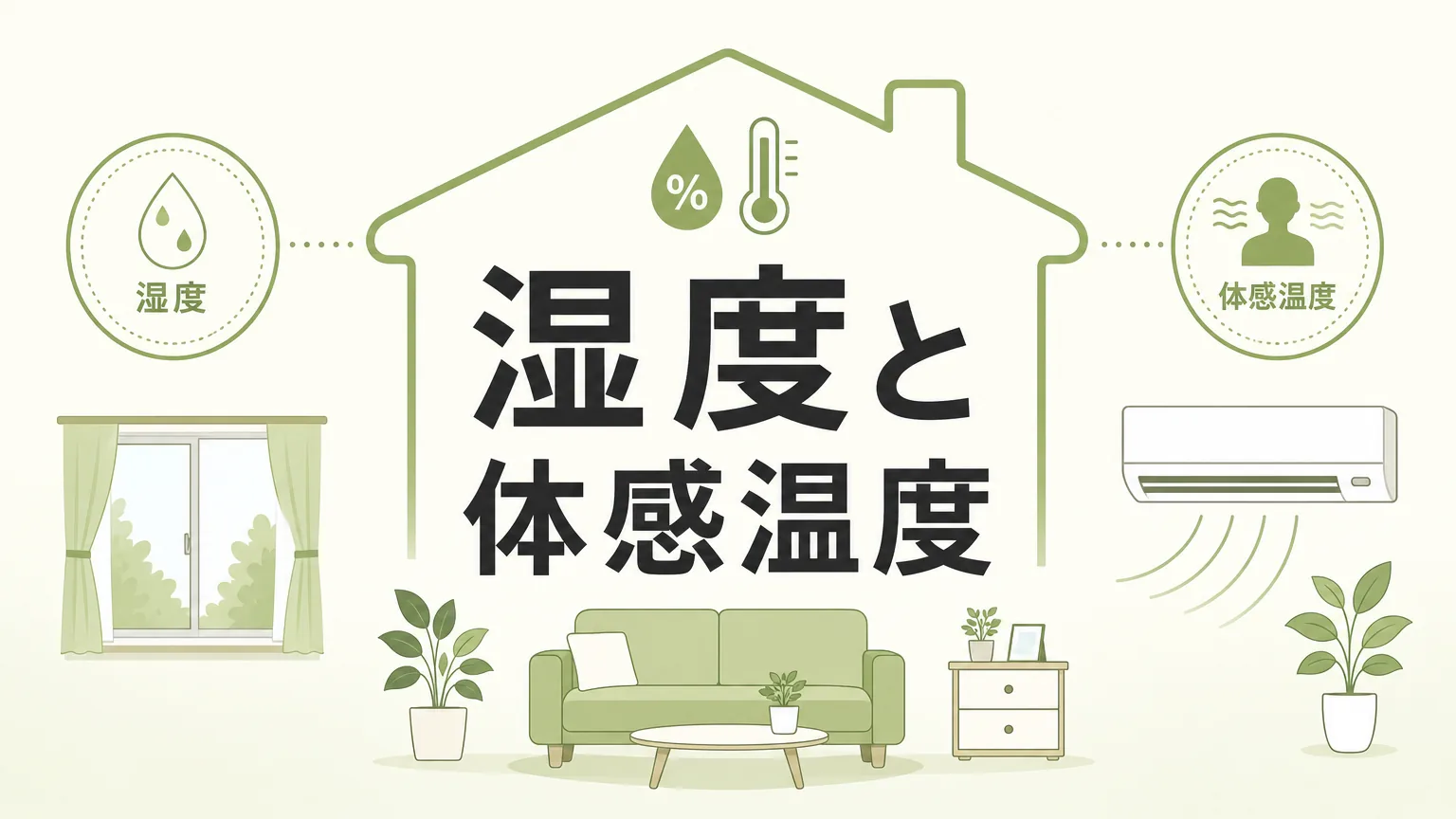 湿度が体感温度を左右する仕組み｜20%の差で4℃変わる理由