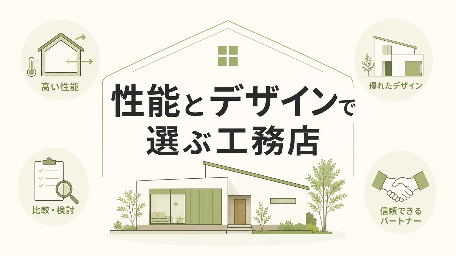 工務店選びで性能とデザインをどう優先すべきか？現役つくり手4人が本音で語る【家百講座 戸建て編 #22】のアイキャッチ画像
