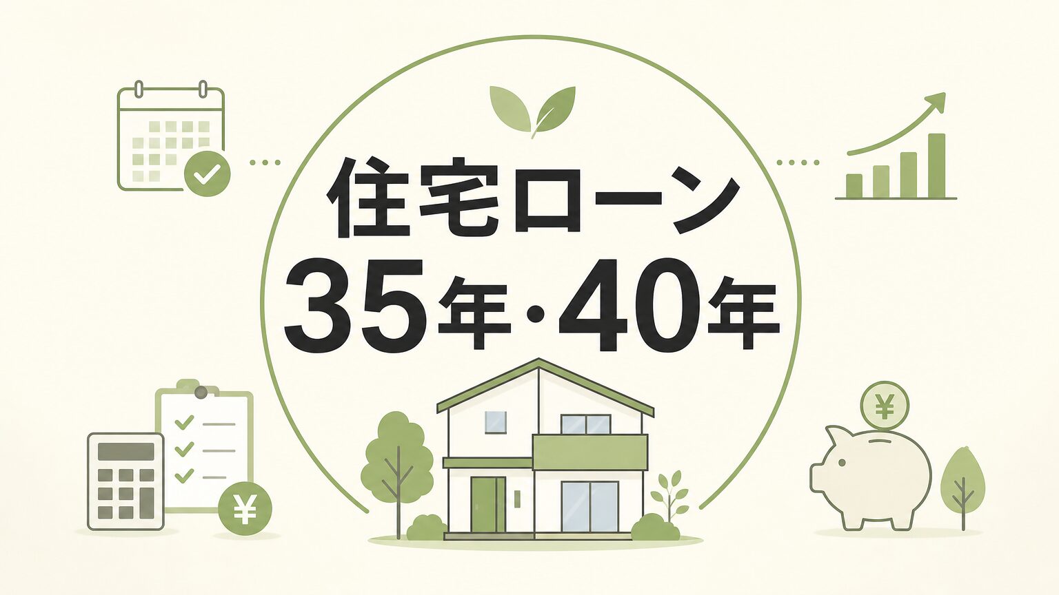 住宅ローン35年・40年の返済額を比較!後悔しない期間選びの完全ガイド