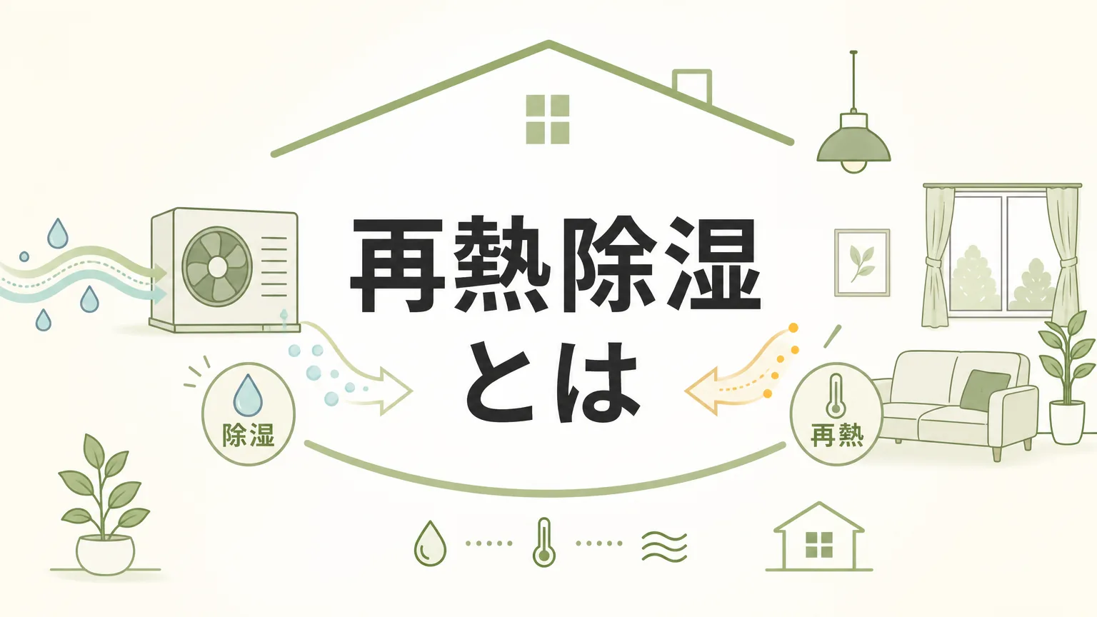 再熱除湿とは？仕組み・電気代・弱冷房除湿との違いを徹底解説