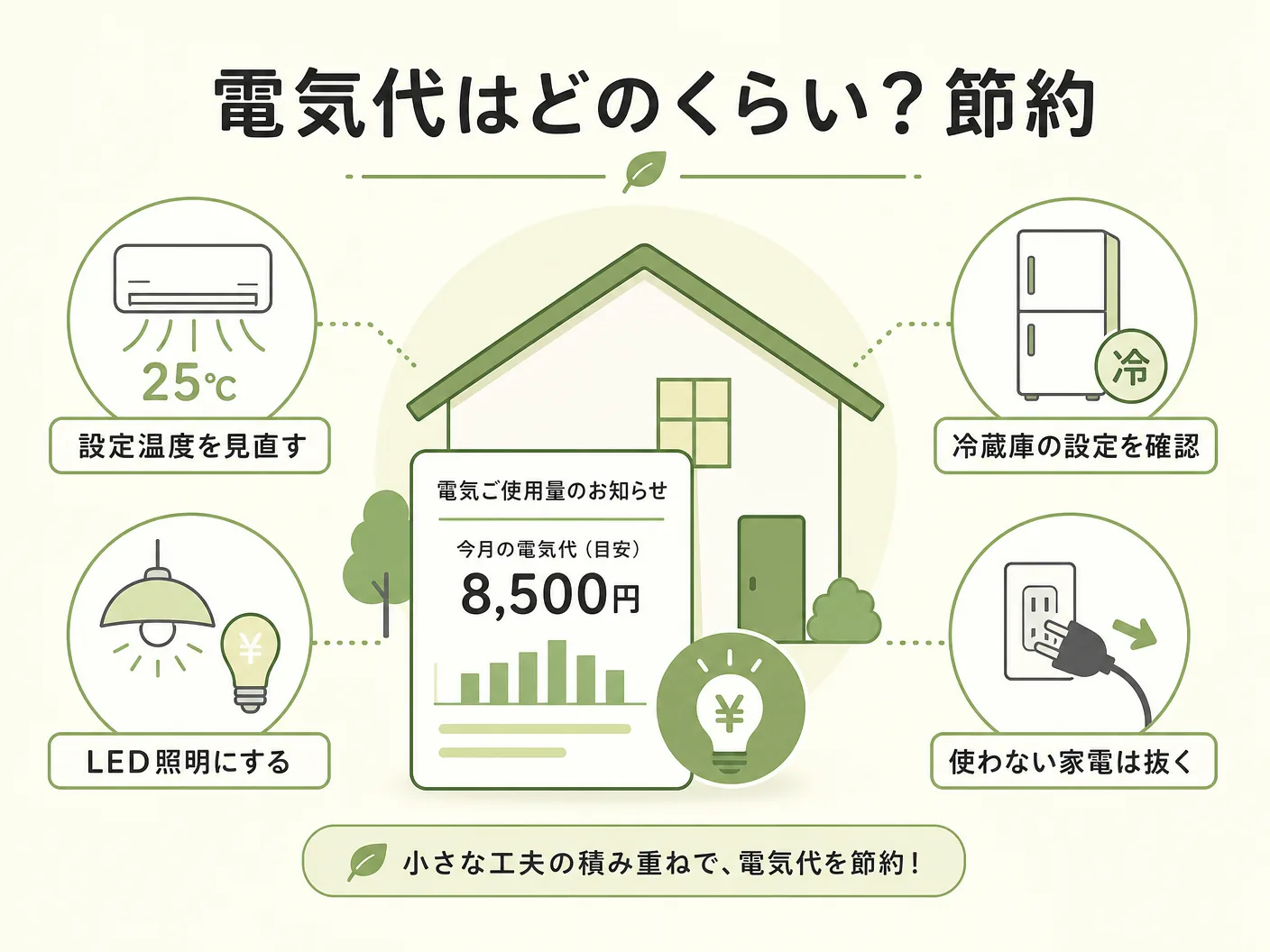 再熱除湿とはの電気代はどのくらい？節約する方法を表す図解イラスト