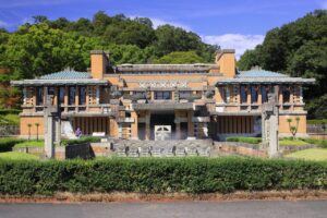 帝国ホテル中央玄関(設計:フランク・ロイド・ライト/博物館明治村)