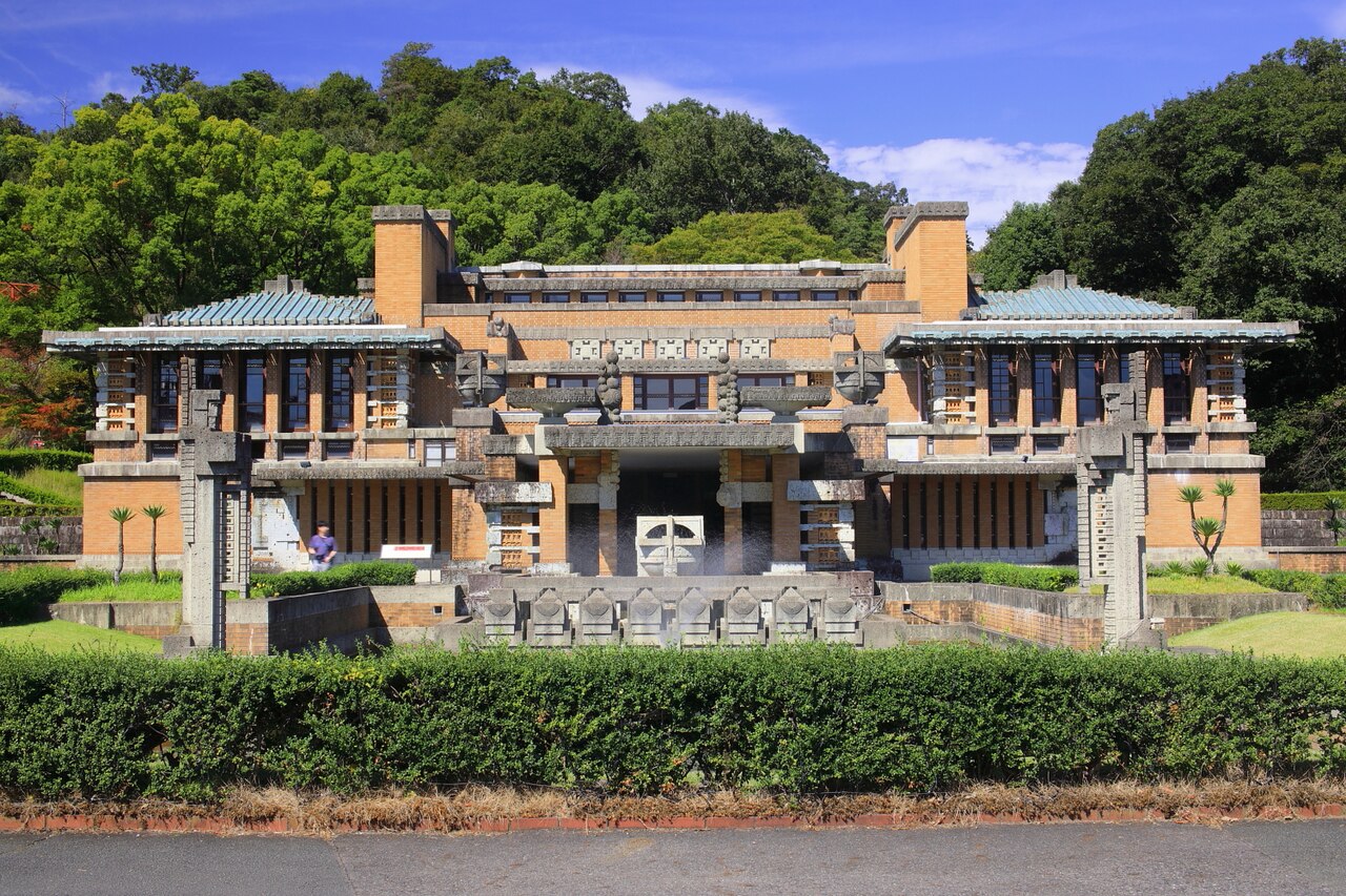 帝国ホテル中央玄関(設計:フランク・ロイド・ライト/博物館明治村)