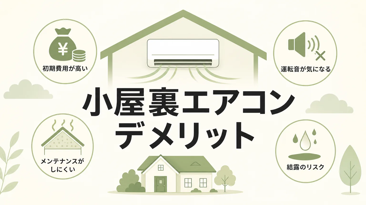 小屋裏エアコンのデメリット5選と失敗しない設計の全知識