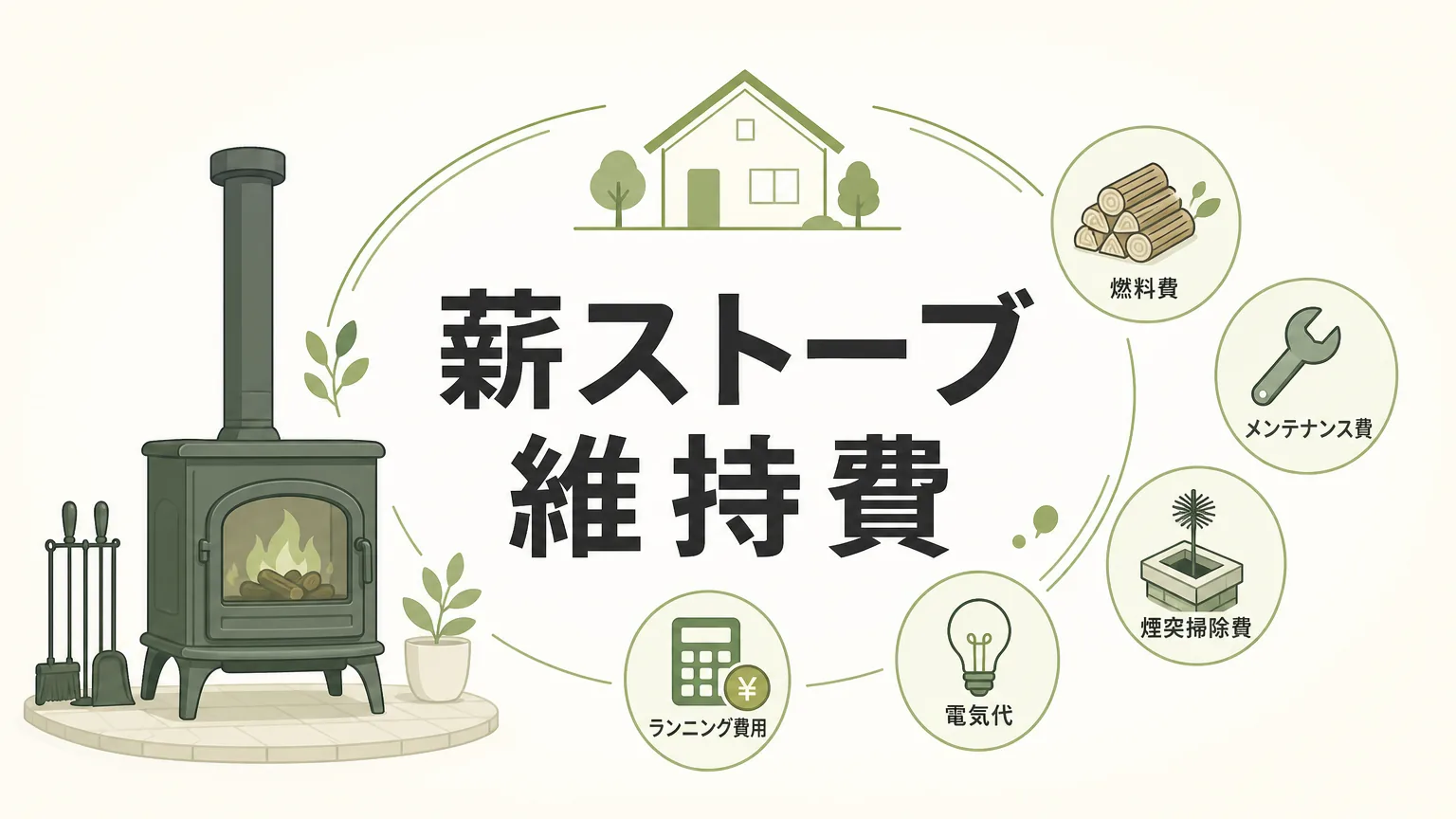 薪ストーブの維持費と費用の全体像｜工務店の本音で解説