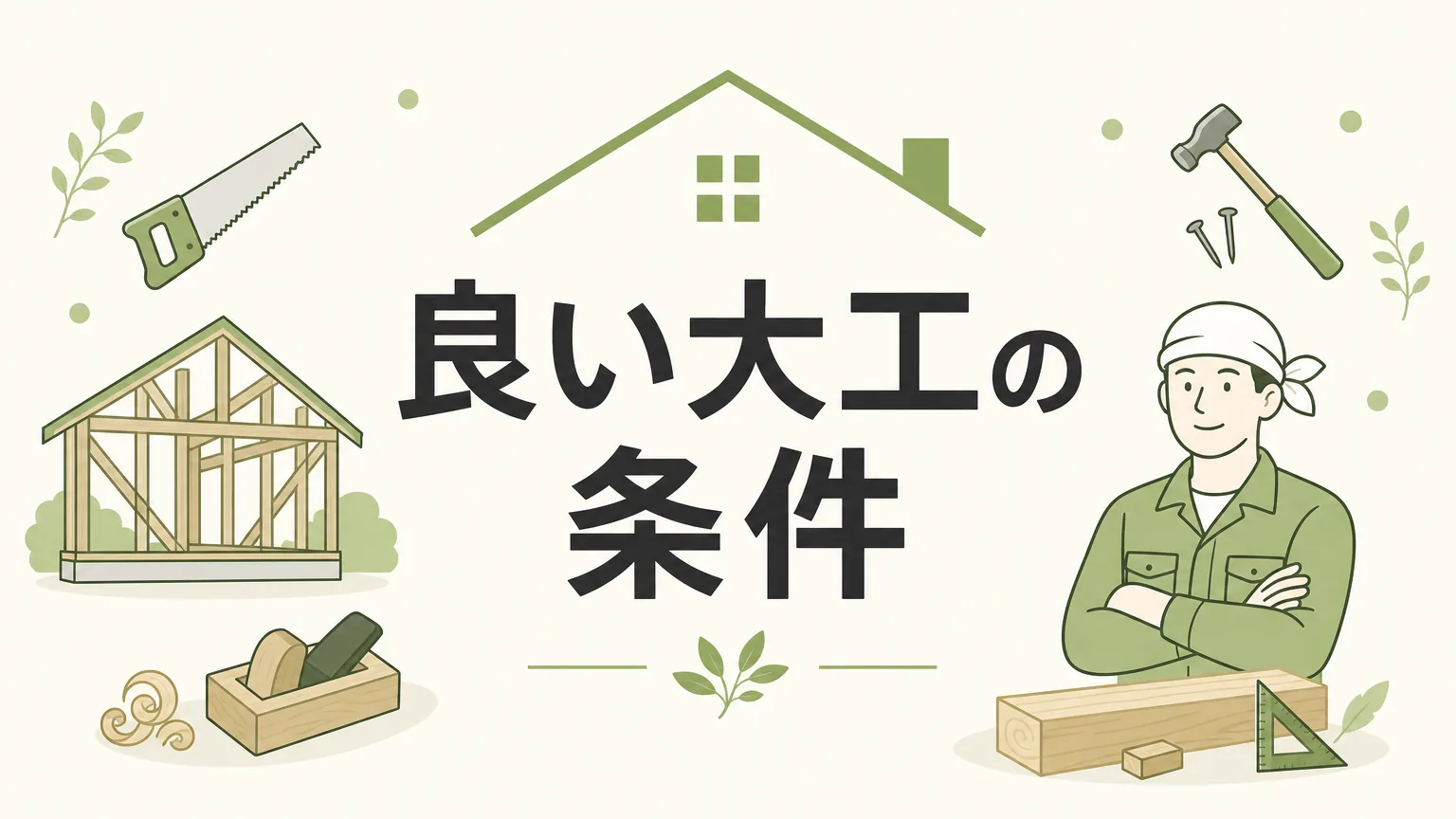 良い大工さん・職人の3つの条件と工務店選びの見極め方【家百講座 戸建て編 #30】