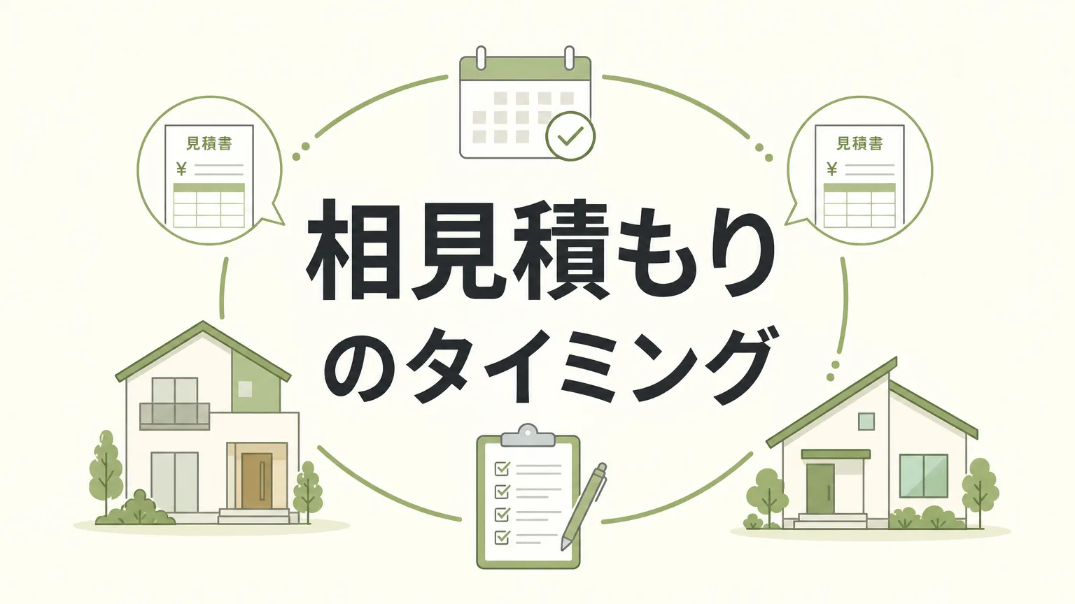 「相見積もりしていいですか」工務店の本音と正しい比較順序のアイキャッチ画像