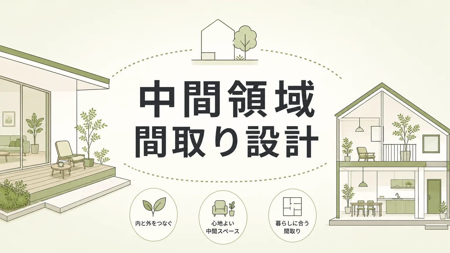 軒下・縁側・ウッドデッキで住まいを豊かにする「中間領域」間取り設計の考え方【家百講座 戸建て編 #25】