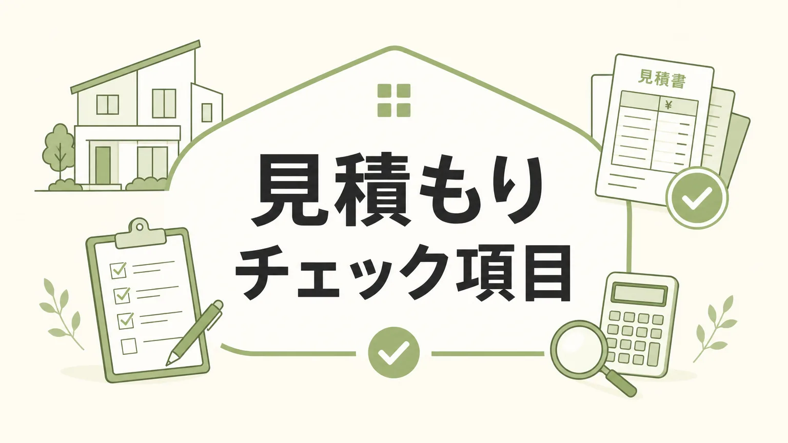 工務店の見積もり比較チェック項目15選｜失敗しない進め方を完全解説