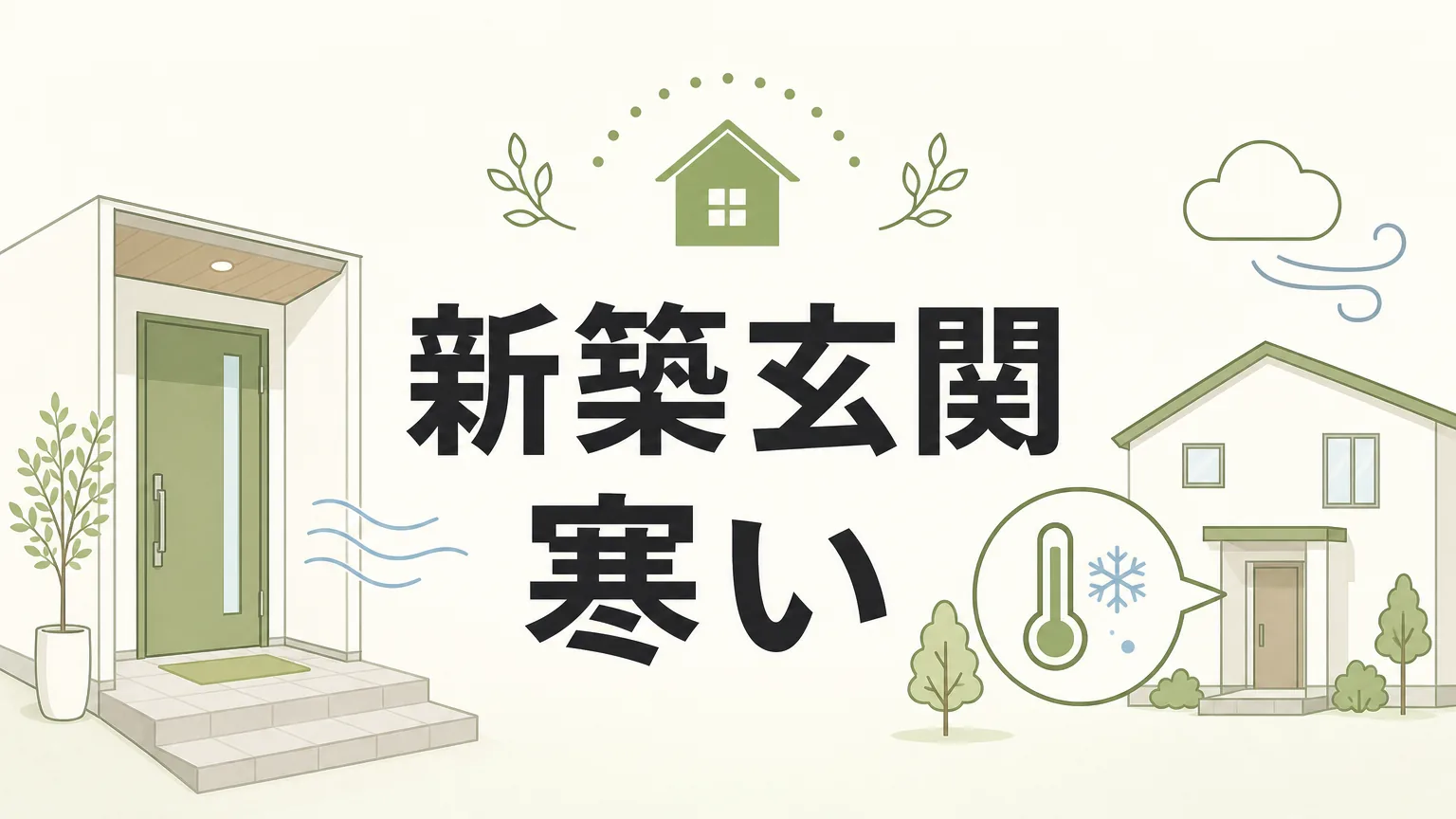 新築なのに玄関が寒い原因と対策！費用・補助金まで完全解説