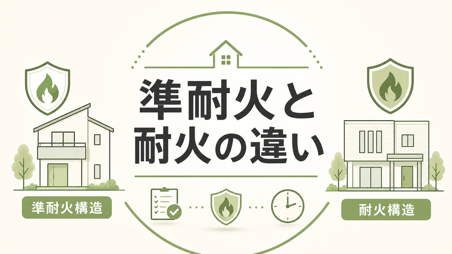 準耐火構造と耐火構造の違いを工務店目線で解説