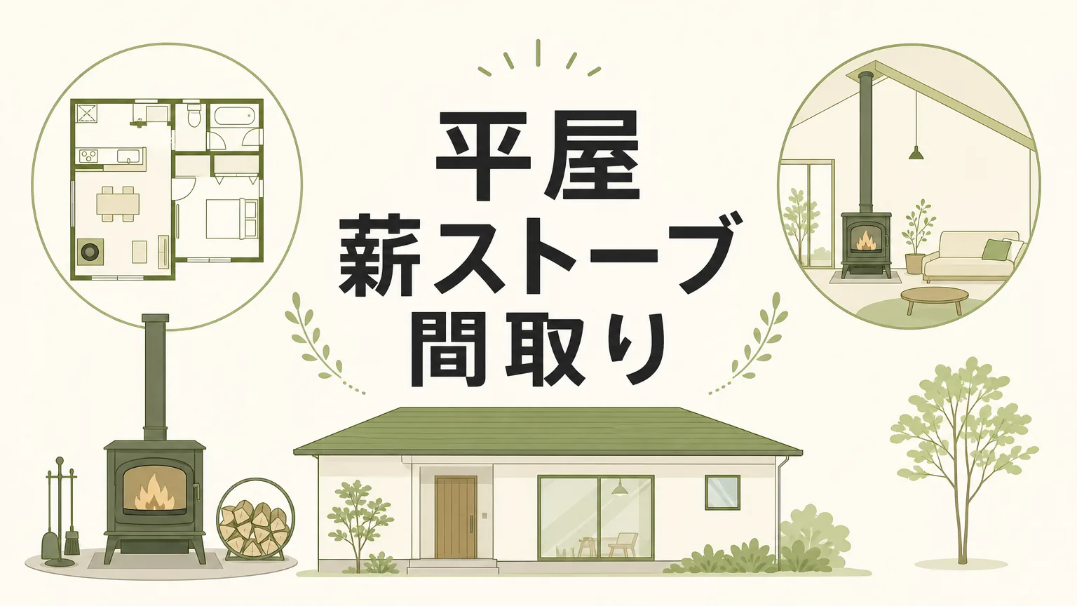 平屋に薪ストーブを入れたいなら知っておくべき7つのこと